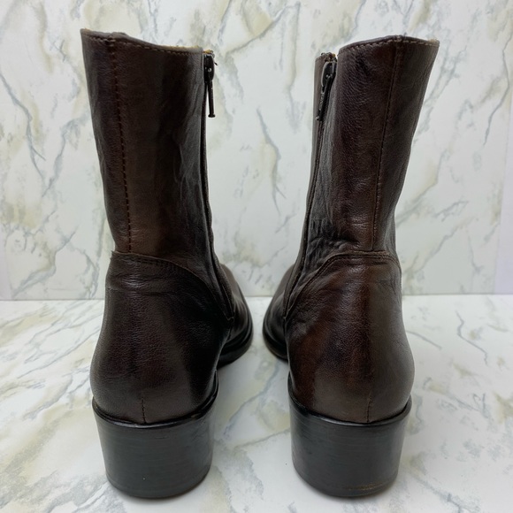 Vintage Kenneth Cole Boots The Way Leather sz 6.5 - Picture 4 of 6